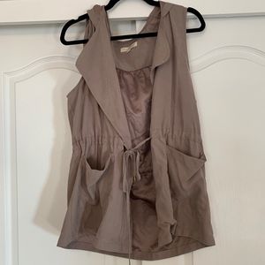 Women's Tan Suede Vest